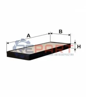 Фільтр салону CHEVROLET REZZO DAEWOO TACUMA / REZZO 1.6/1.8/2.0 09.00 WIX FILTERS WP9184 Купити в Україні
