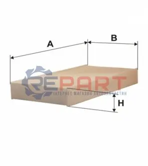 Фото Фильтр салона HONDA CIVIC (2шт.) (выр-во WIX-FILTERS) WIX FILTERS (WP9206) изображение 1