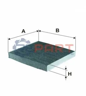 Фото Фільтр салону Honda Accord 03-/CR-V/Civic 06-/Haval H2/H6 13-/Great Wall H6 11- (вугільний) WIX FILTERS (WP9225) зображення 1