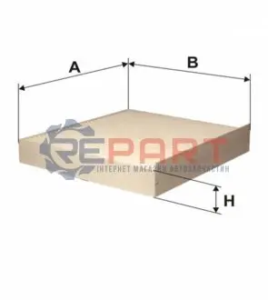 Фото Фильтр салона /K1189 WIX FILTERS (WP9260) изображение 1