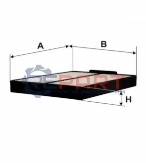 Фільтр салону SUZUKI GRAND VITARA I, GRAND VITARA II 1.6-2.7 03.98-12.08 WIX FILTERS WP9284 Купити в Україні