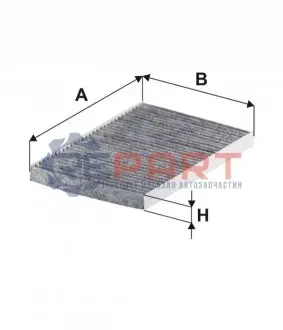 Фото Фільтр салону Hyundai I30/Kia Cee'd 06-12 (вугільний) WIX FILTERS (WP9325) зображення 1