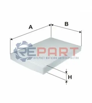 Фільтр салону IVECO DAILY IV, DAILY V, MASSIF IRISBUS DAILY TOURYS 2.3D-Electric 05.06 WIX FILTERS WP9366 Купити в Україні