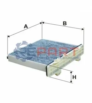 Фото 1 — Фільтр салону Mitsubishi Pajero 91- (вугільний) WIX FILTERS (WP9373) Фото Фільтр салону Mitsubishi Pajero 91- (вугільний) WIX FILTERS (WP9373) зображення 1