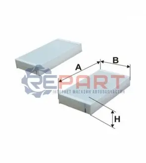 Фото 1 — Фільтр салону Honda HR-V 99- WIX FILTERS (WP9390) Фото Фільтр салону Honda HR-V 99- WIX FILTERS (WP9390) зображення 1