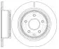 Диск гальмівний (задній) Nissan Leaf 10-/Juke 14-/Qashqai 10-/X-Trail 01-13 (292x16) (з покр.)(вент.) WOKING (D699810) зображення 1