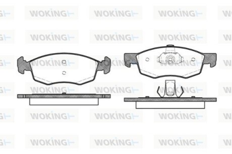 Гальмівні колодки WOKING P0723.30