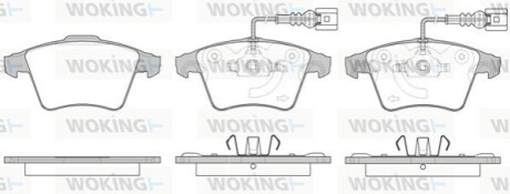 Гальмівні колодки WOKING P11453.22