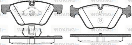 Тормозные колодки F10/F11 (09-17) WOKING P11523.30