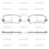Тормозные колодки зад. С300/FOCUS II/MAZDA 3/5/ESPACE I/C70/C30 1.6-2.7 03-12 WOKING (P1213.36) изображение 1