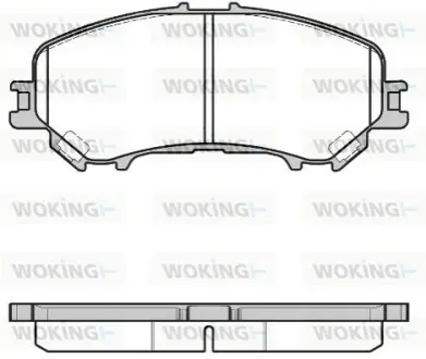 Гальмівні колодки WOKING P1218322