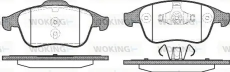 Тормозные колодки WOKING P1250300