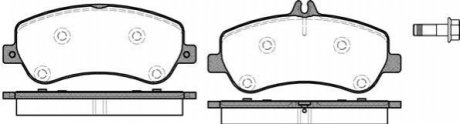 Тормозные колодки WOKING P12773.00