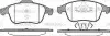 Тормозные колодки пер. Megane III 08-/Scenic 09- (ATE) WOKING (P12893.00) изображение 1