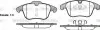 Колодки гальмівні (передні) Citroen C5 08-/Peugeot 407 04-/508 10-18 WOKING (P13193.00) зображення 1