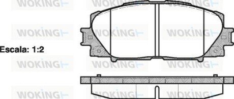 Колодки гальмівні WOKING P13243.00