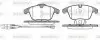 Колодки гальмівні (передні) Citroen C5 08-/Peugeot 407 04-/508 10-18 WOKING (P1349301) зображення 1