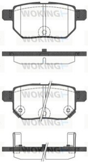 Гальмівні колодки WOKING P1386322