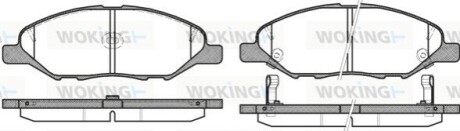 Гальмівні колодки WOKING P13933.02