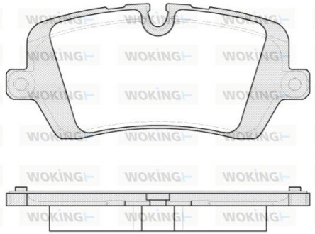 Гальмівні колодки WOKING P1441300