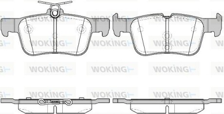 Колодки гальмівні WOKING P14513.42