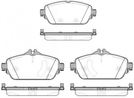 Колодки гальміані WOKING P14923.08