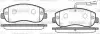 Колодки гальмівні (передні) Renault Master III/Opel Movano B/Nissan NV400 10- (+датчик) WOKING (P15493.01) зображення 1