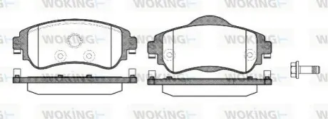 Гальмівні колодки WOKING P15643.08