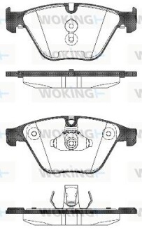 Колодки гальмівні WOKING P15963.00