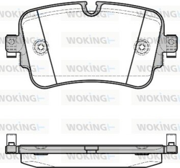 Гальмівні колодки WOKING P17683.08