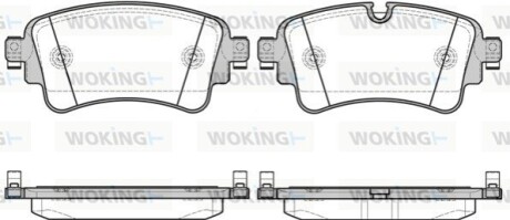 Гальмівні колодки WOKING P1769308