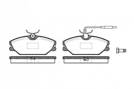 Тормозные колодки WOKING P308312