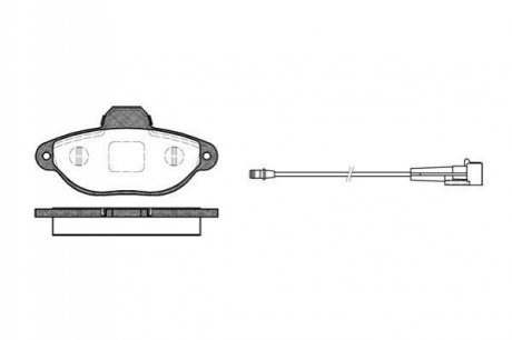 Гальмівні колодки WOKING P5143.01