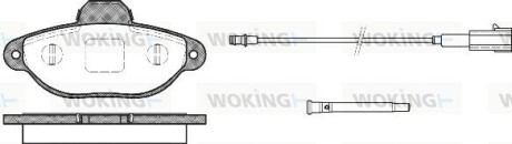 Колодки гальмівні WOKING P5143.21