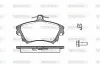 Фото Колодки гальмівні (передні) Mitsubishi Carisma 95-06/Colt 04-13/Volvo V40/S40 95-06 WOKING (P6083.02) зображення 1