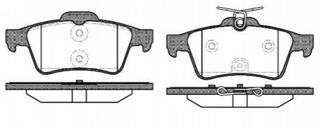 Колодки тормозные WOKING P9423.40