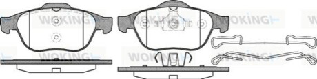 Гальмівні колодки WOKING P943310