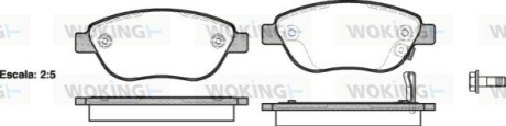 Гальмівні колодки WOKING P9593.21