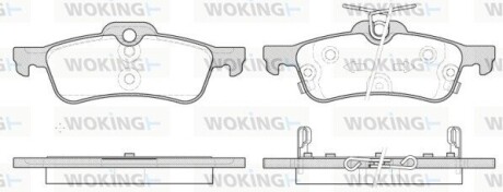 Колодки гальмівні WOKING P9623.12