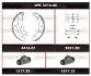 Колодки тормозные барабанные WOKING (SPK341600) изображение 1