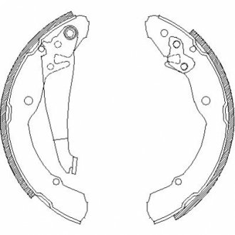 Тормозные колодки.) WOKING Z408200