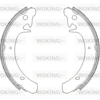 Тормозные колодки зад. Kalina/Priora/Samara/Slavuta (76-18) WOKING Z4129.00