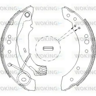 Колодки гальмівні барабанні WOKING Z414900