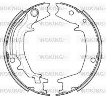 Колодки тормозные WOKING Z4235.00 (фото 1)