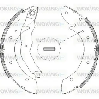 Колодки гальмівні барабанні WOKING Z439601