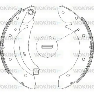 Колодки гальмівні барабанні WOKING Z439602