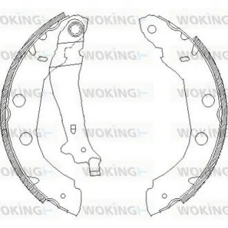 Колодки гальмівні барабанні WOKING Z4415.00