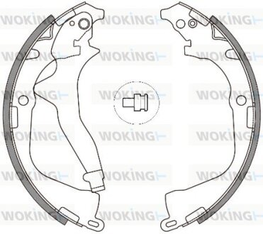 Колодки тормозные WOKING Z4648.00 (фото 1)