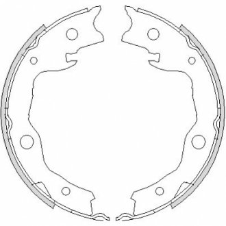 Тормозные колодки зад. Leaf/Tiida/Pulsar/Sentra/Juke/Cube/Qashqai/XTrail/RAV 4/Koleos 07- WOKING Z4752.00