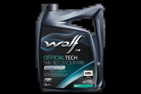 OFFICIALTECH 5W-30 C2/C3 P/RN 5Lx4 - NEW Wolf 1052550